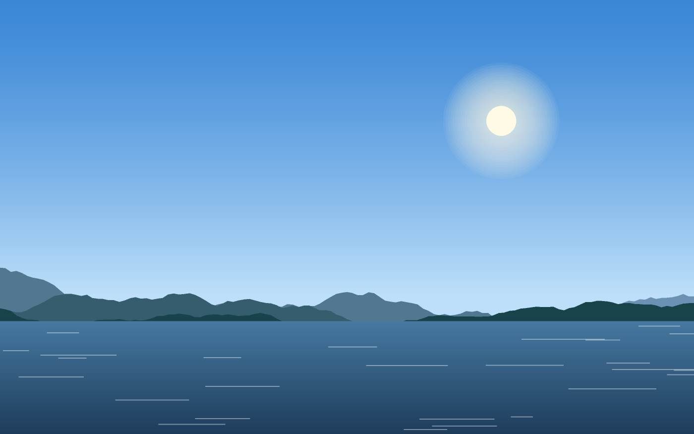 Landschaftsillustration