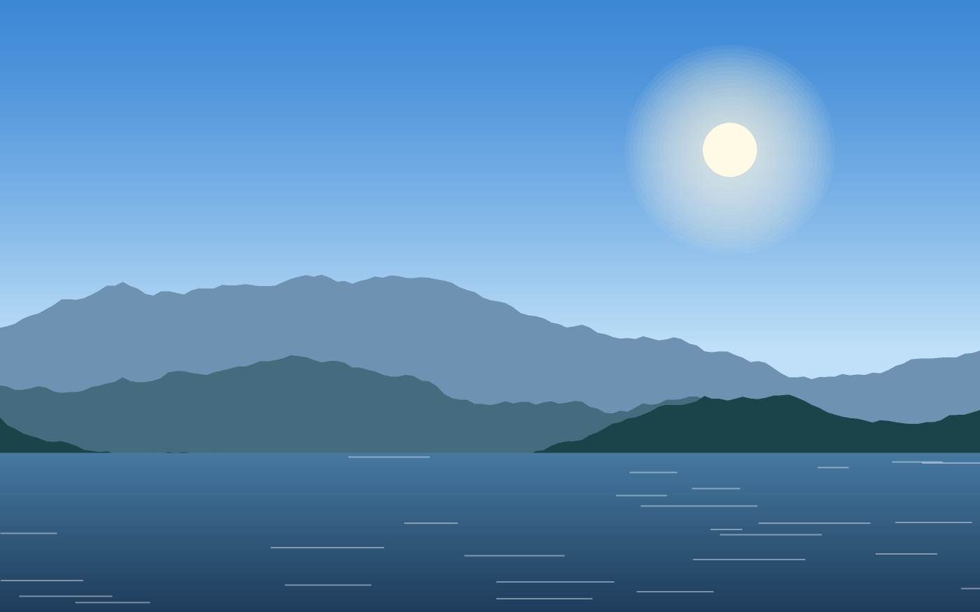 Landschapsillustratie
