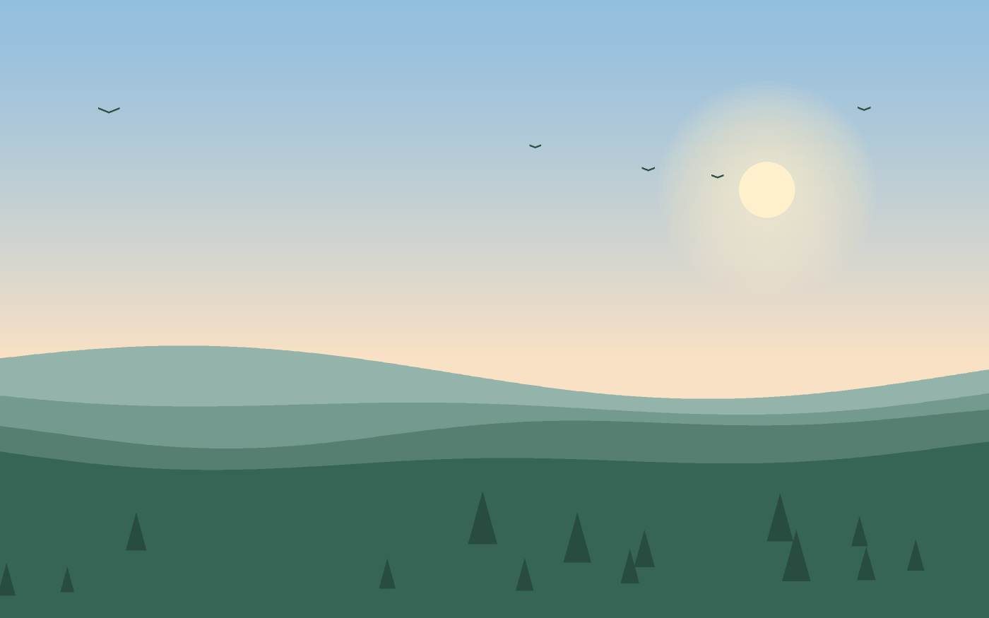 Landschaftsillustration