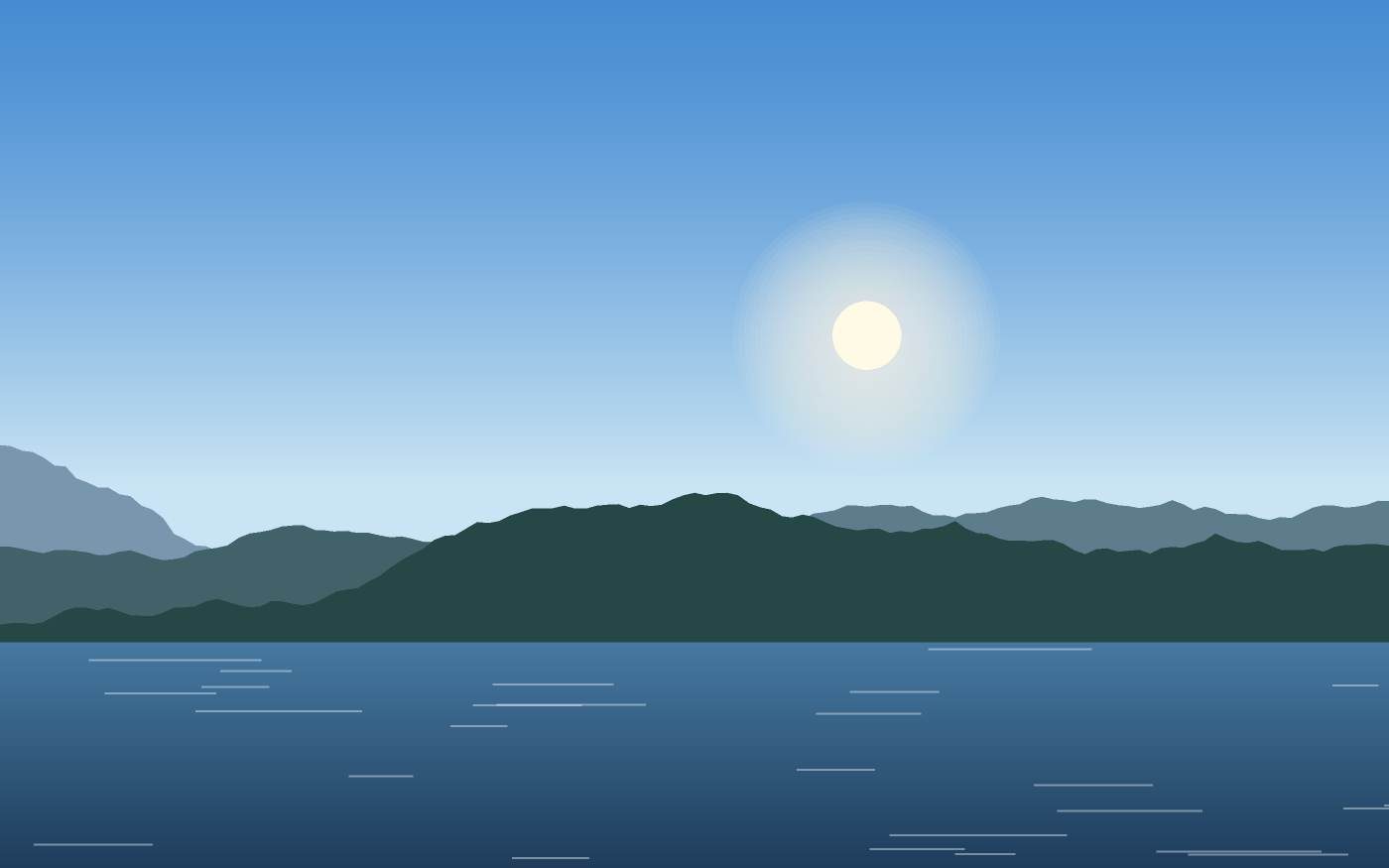 Landschaftsillustration