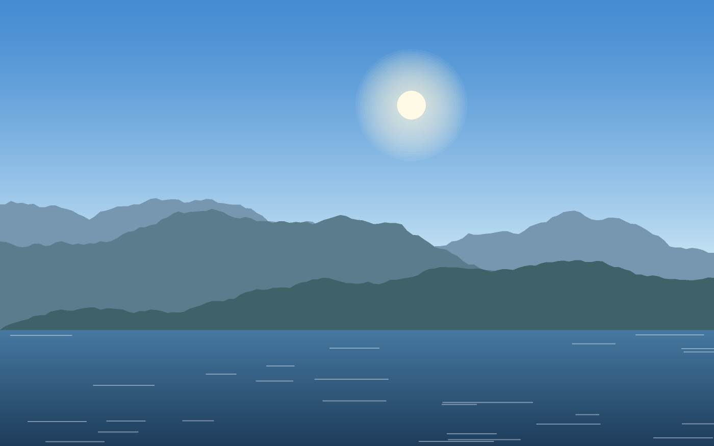 Ilustración de un paisaje