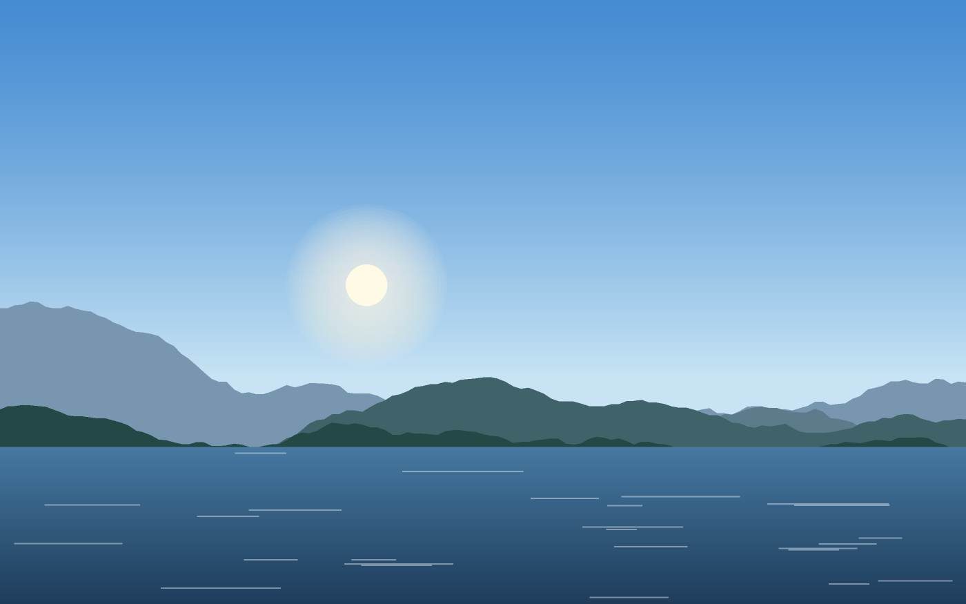 Ilustración de un paisaje