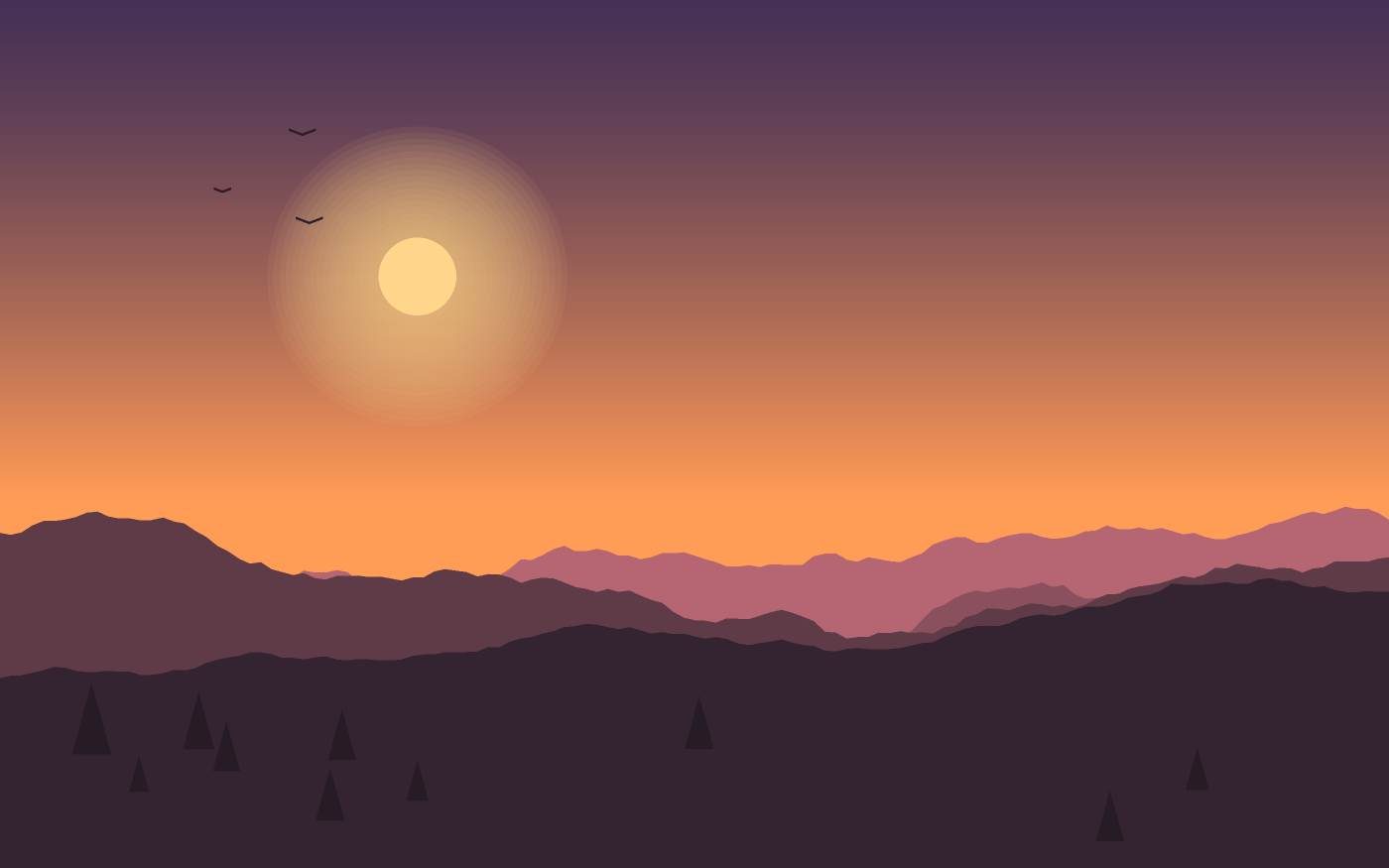 Ilustracja krajobrazu