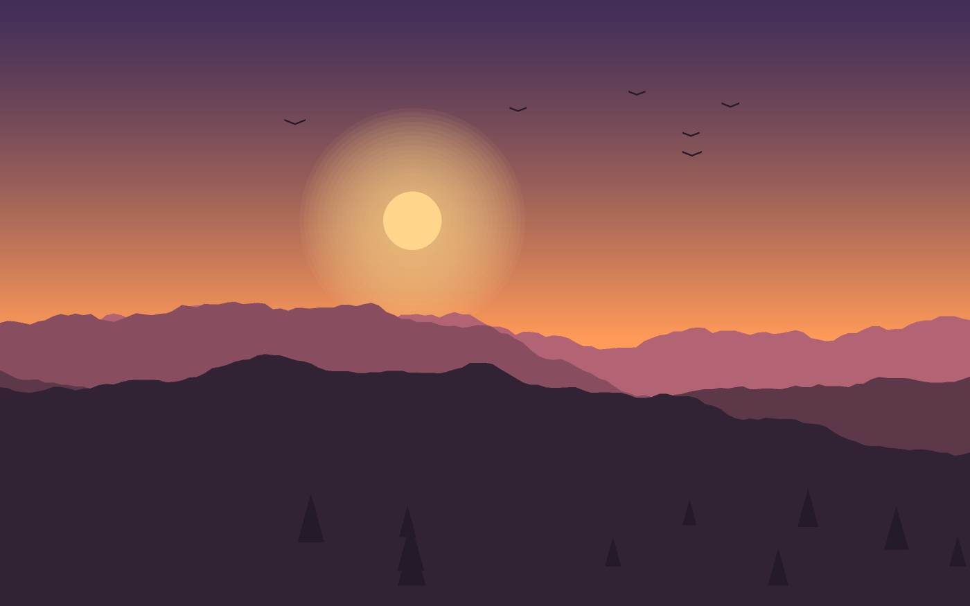 Ilustracja krajobrazu