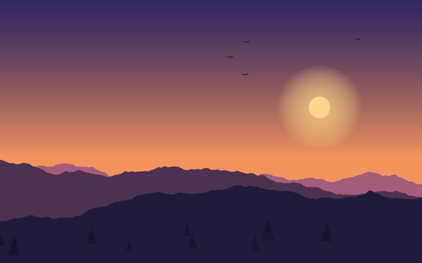 Ilustracja krajobrazu